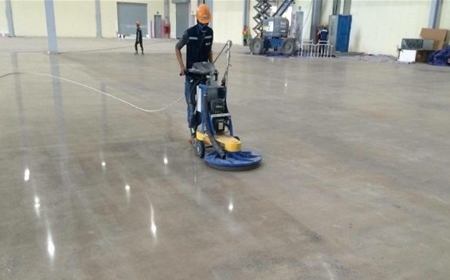 Đánh bóng sàn bê tông
